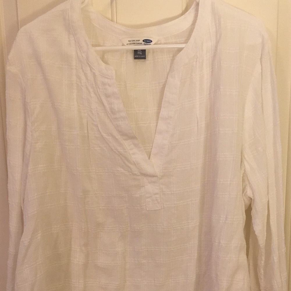Light weight white blouse